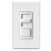 IPX10-10Z Decora IllumaTech Mark 10 Powerline 3-Way Electro-Mechanical Electronic Dimmer Switch, 120 V AC, 1 Pole, Standard On/Off Operation, Ivory/Light Almond/White