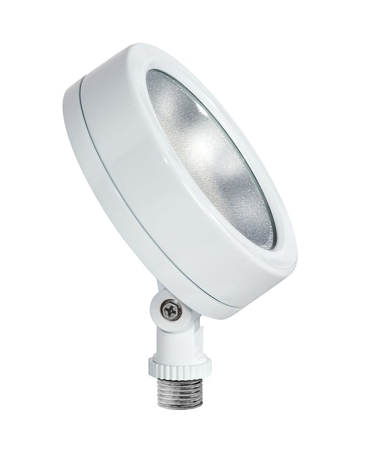 LES13NW Floodlight,) LED Lamp, 13 W Fixture, 120 V AC, White Housing