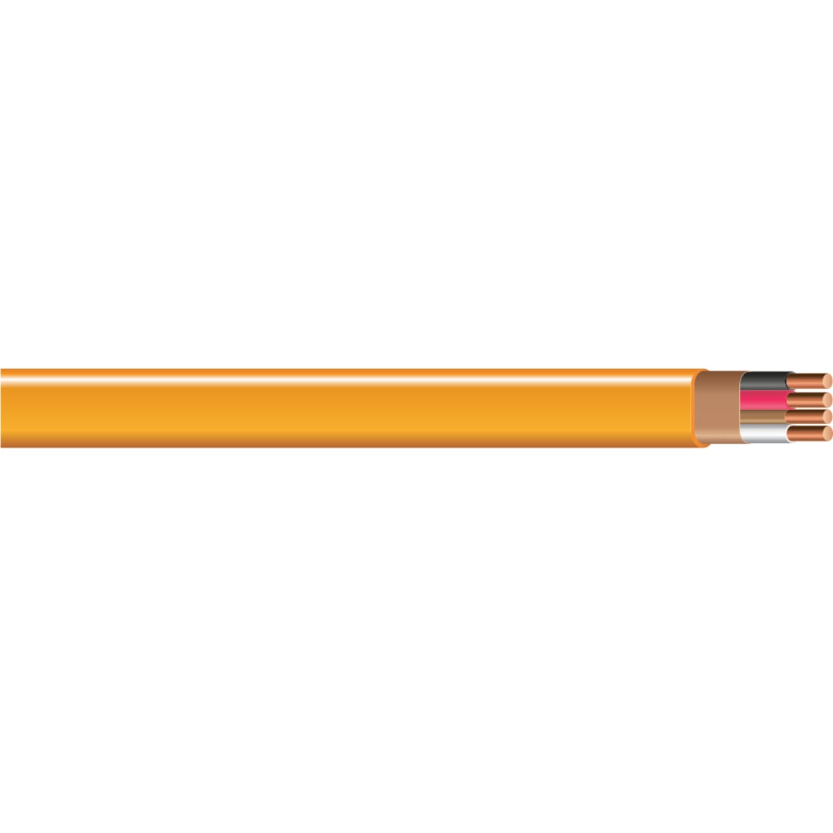 63947601 NMB Non-Metallic Sheathed Cable with Ground, 12 AWG, 3 Copper Conductors, Solid, Yellow 1000 ft spool