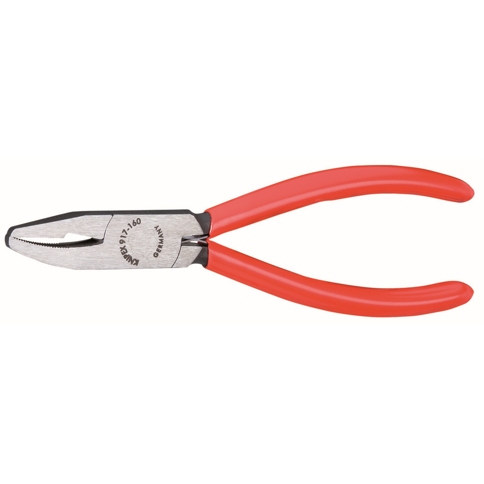 Glass Nibbling Pliers, 6 1/4 in., Plastic Coating, Spring Loaded