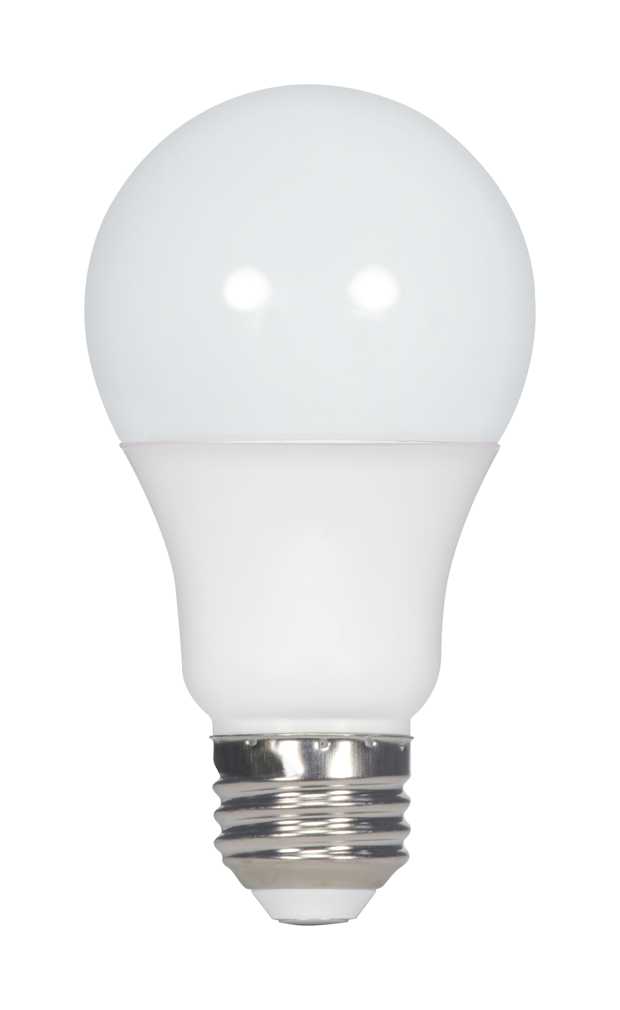 S11322 Type A Forward/Reverse Phase Dimmable LED Lamp, 10 W, 60 W Incandescent Equivalent, E26 Lamp, A19 Shape, 800 Lumens