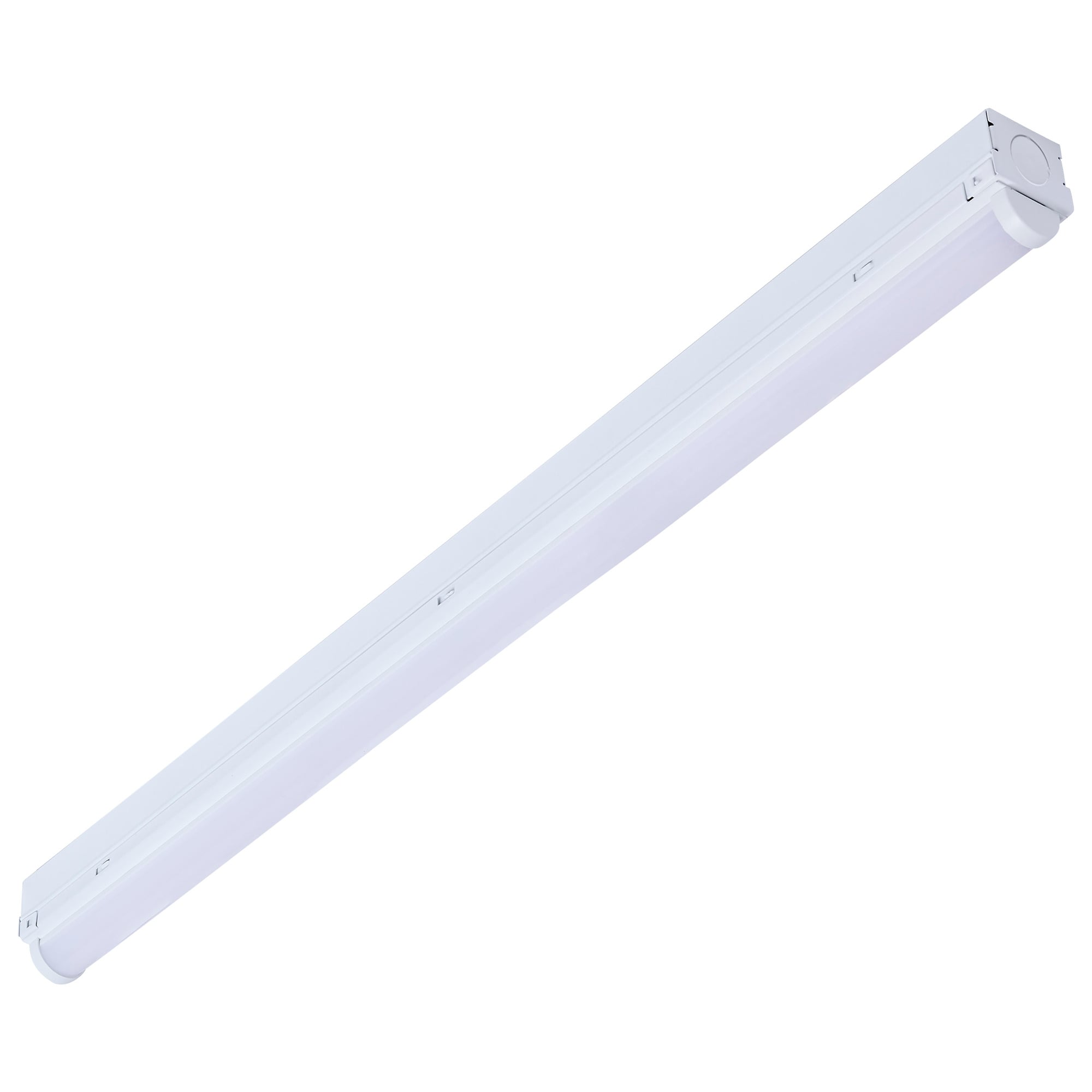 LED 2 Foot Strip Light - 10 Watts - 27K/30K/35K/40K/50K CCT Selectable - White Finish - 120-277 Volt