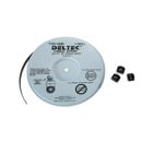 Deltec Cable Tie Kit Containing Ten 15.2m (49.87 Foot) Reel of Weather and Ultraviolet Resistant Black Acetal Strap and 300 Locking Heads