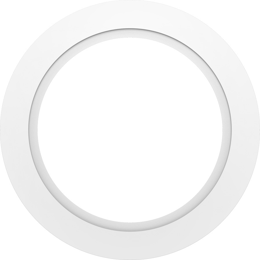 DL6-8GOOF/R/P Goof Ring Extender Kit, For Use With Field Adjustable Downlight, 6 to 8 in, 8-1/8 in Maximum Ceiling Cutout, Polycarbonate