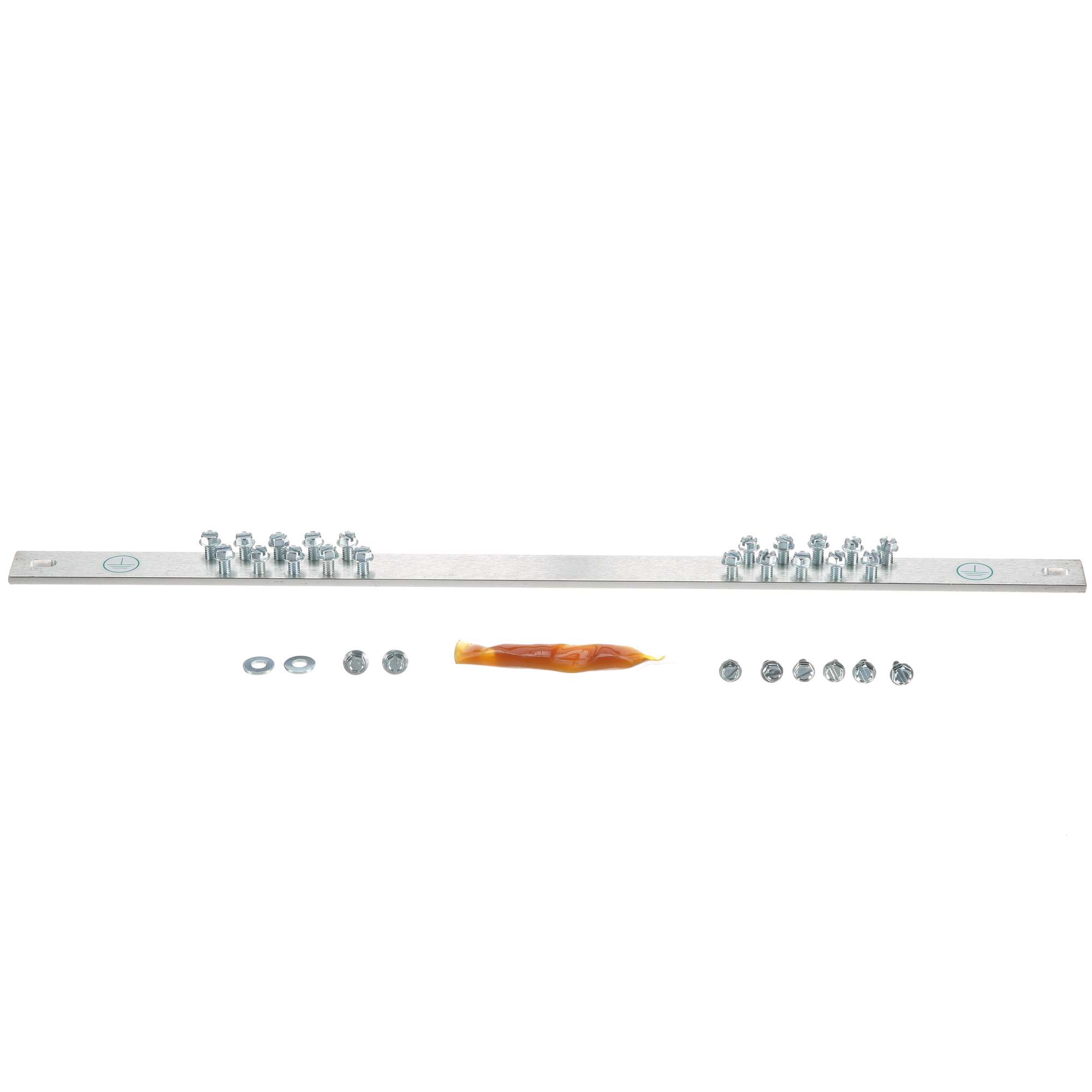RGRB19U StructuredGround Grounding Busbar Kit, For Use With 19 in Rack System, Copper