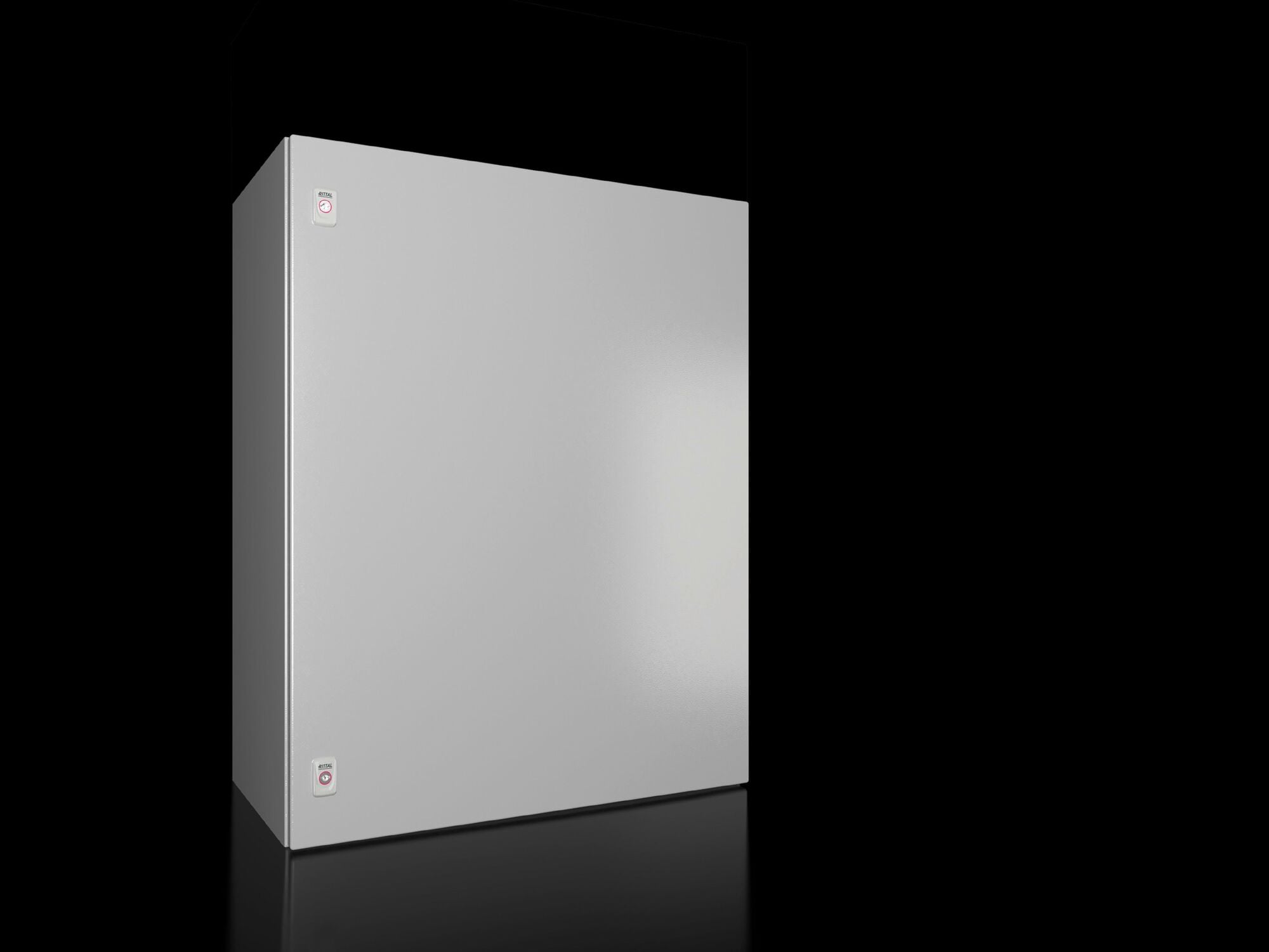 1181000 AX Series Compact Enclosure With (2) Gland Plate, 800 mm W x 400 mm D x 1000 mm H, NEMA 4, Carbon Steel