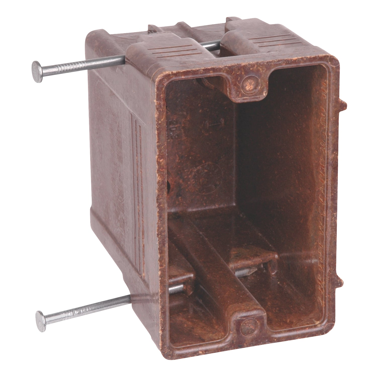 1250-UB Carlon New Work Non-Metallic Outlet Box, Phenolic, 20.3 cu-in Capacity, 1 Gangs