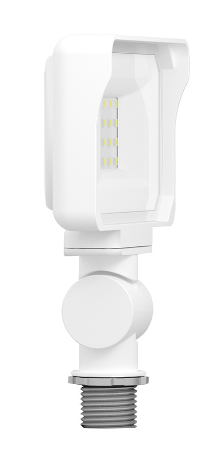 X34-16LW/120 X34 General Purpose Floodlight Fixture, LED Lamp, 15 W Fixture, 120 V, White Housing
