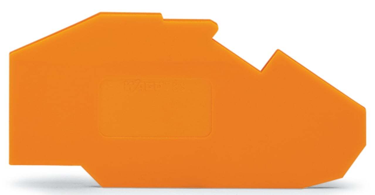 783-317 End and Intermediate Plate, Polyamide, Orange