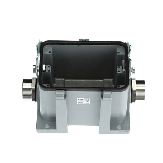 BB548MV Pos-E-Kon 1-Lever Locking Box Base, 2 x 1 in NPT Entry, Surface Mount, Die Cast Aluminum