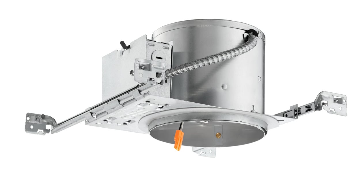 QC6 W J6 Quick Connect 6 inch LED New Construction Recessed Downlight Housing with Push-In Connectors