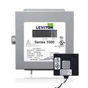 1K120-2W VerifEye 1000 1-Phase 2-Wire Surface Mount Split Meter Kit, 120 V AC, 200 A, LCD Display, Isolated Pulse Output Communication