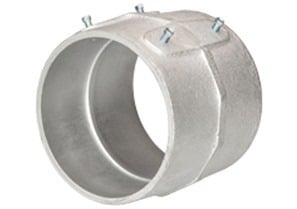 3610 Bridgeport Set Screw Expansion Coupling, 5 in, For Use With IMC/Rigid Conduit, Malleable Iron, Electro-Plated Zinc