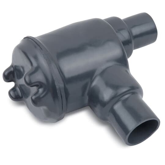 GUAB26-G Ocal Explosionproof L-Shape Conduit Outlet Box, 3/4 in, 3 in Cover Opening, 13.5 cu-in Capacity, PVC Coated/Zinc Plated