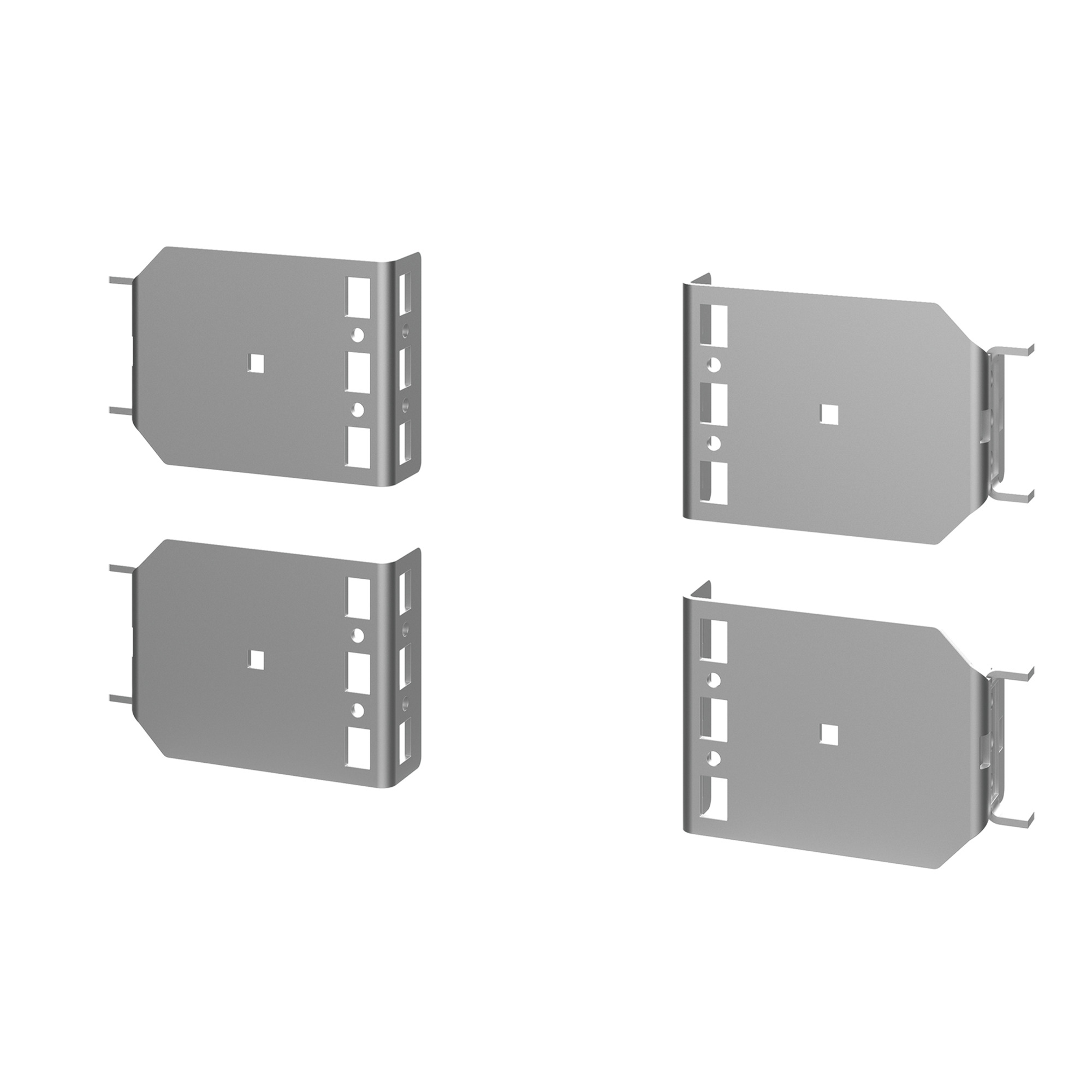 PRB100 P20 4-Piece Frame Reducing Bracket, For Use With ProLine 700 or 800 mm W Enclosure Frame or Grip Straps, Steel