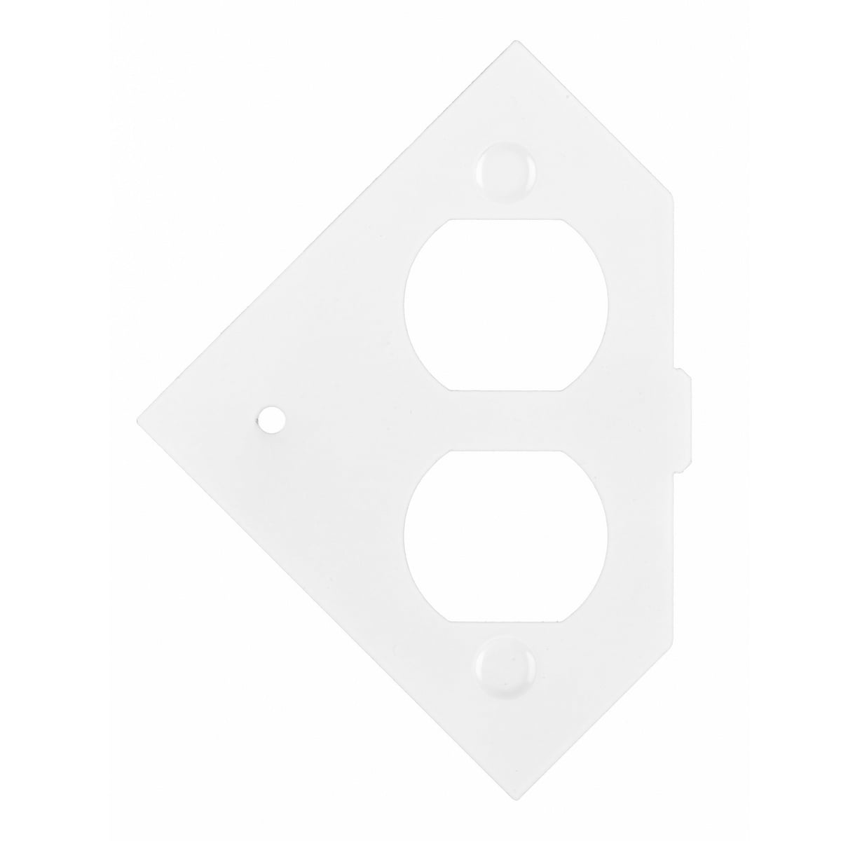 RAFB4SPDUPLEX RAF Standard Sized Sub Plate, 4 Gangs, Galvanized Stamped Steel