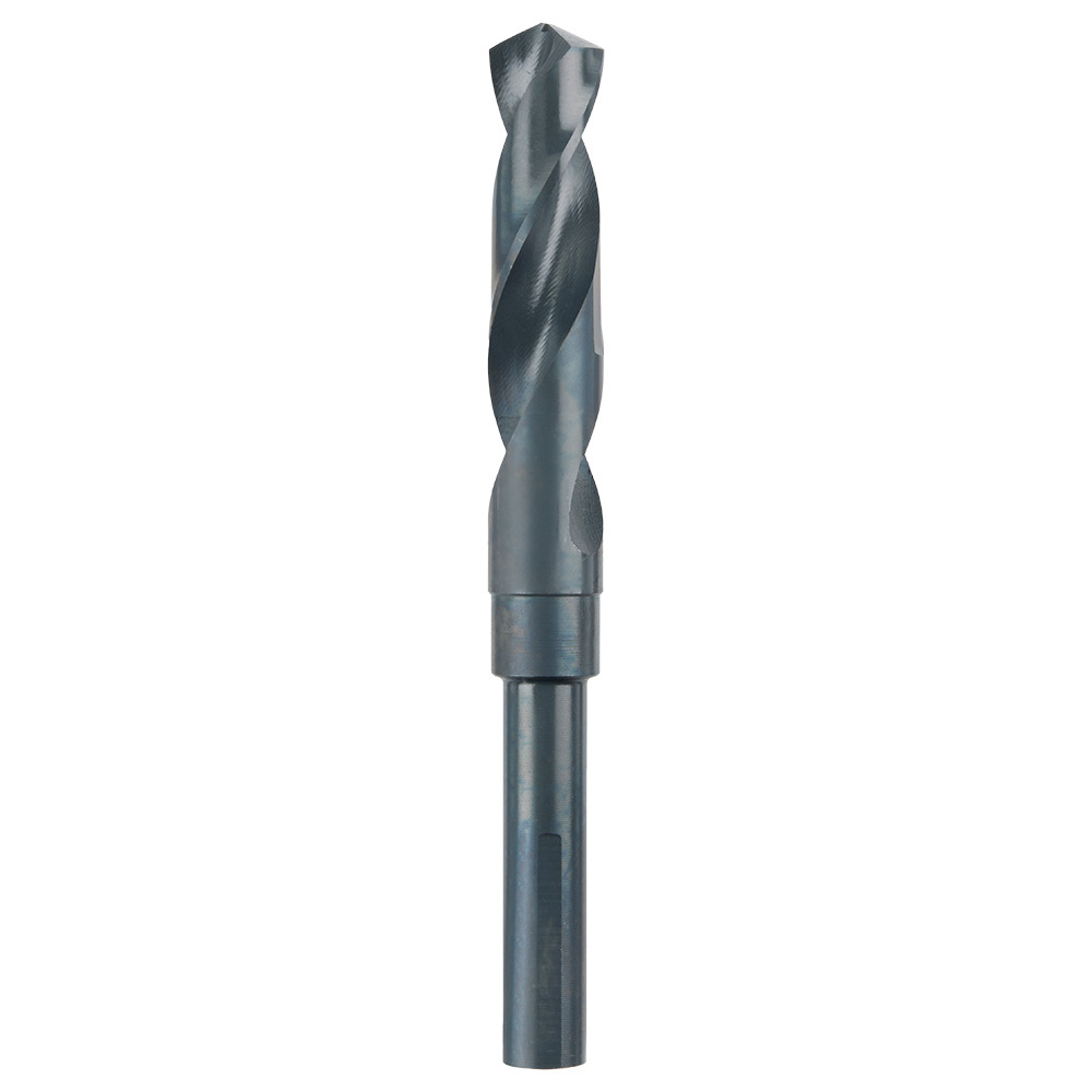 48-89-2744 Silver and Deming Drill Bit, 11/16 in Drill - Fraction, 0.6875 in Drill - Decimal Inch, 1/2 in Shank, HSS