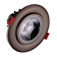 DGD411203KRDOB 4 in Aperture Dimmable Recessed LED Downlight, LED Lamp, 11.6 W Fixture, 120 V AC, Cast Aluminum Housing