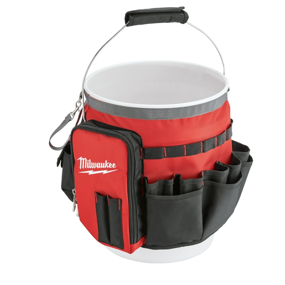 48-22-8175 Bucket Organizer Wrap, 13.39 in H x 2.17 in W x 10.04 in D, 34 Pockets, Ballistic Base/Canvas
