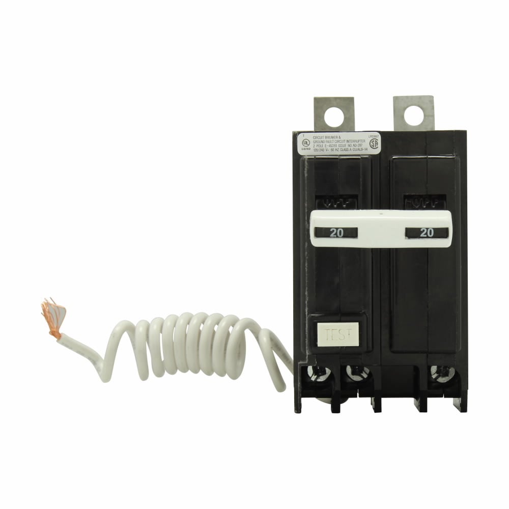 QBGFT2030 Miniature Circuit Breaker, 30 Amp, 2 Pole, 120/240V