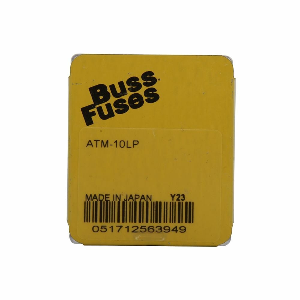 ATM-10LP Fast Acting Low Profile Mini Fuse, 10 A, 32 V DC, 1 kAIC Interrupt