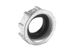 369 Bridgeport Conduit Bushing, 3-1/2 in Trade, Malleable Iron, Electro-Plated Zinc