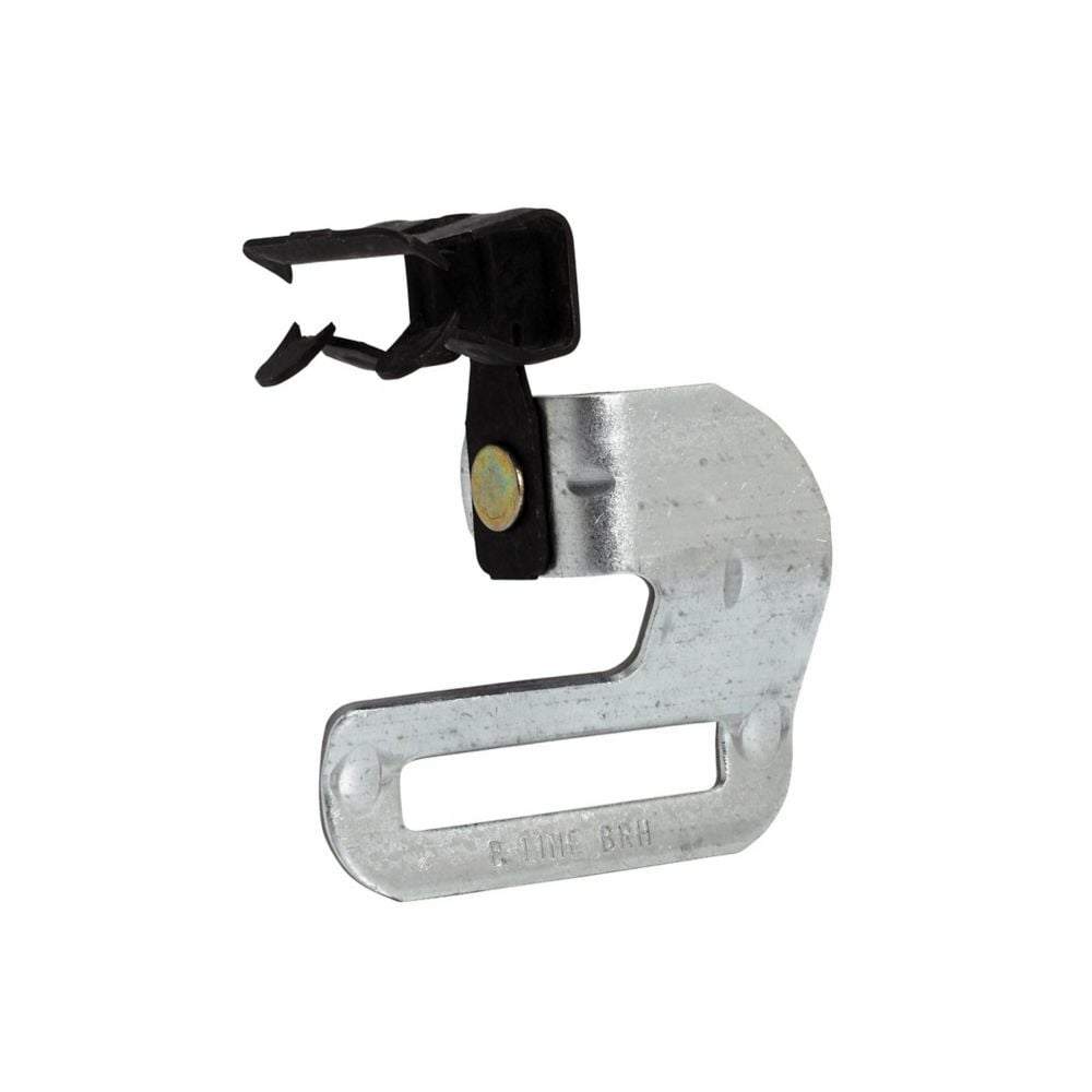 BH-9-12-R Right Angle 2-Piece Strap Hanger, Cold Rolled High Carbon Steel, Zinc Phosphate, Domestic