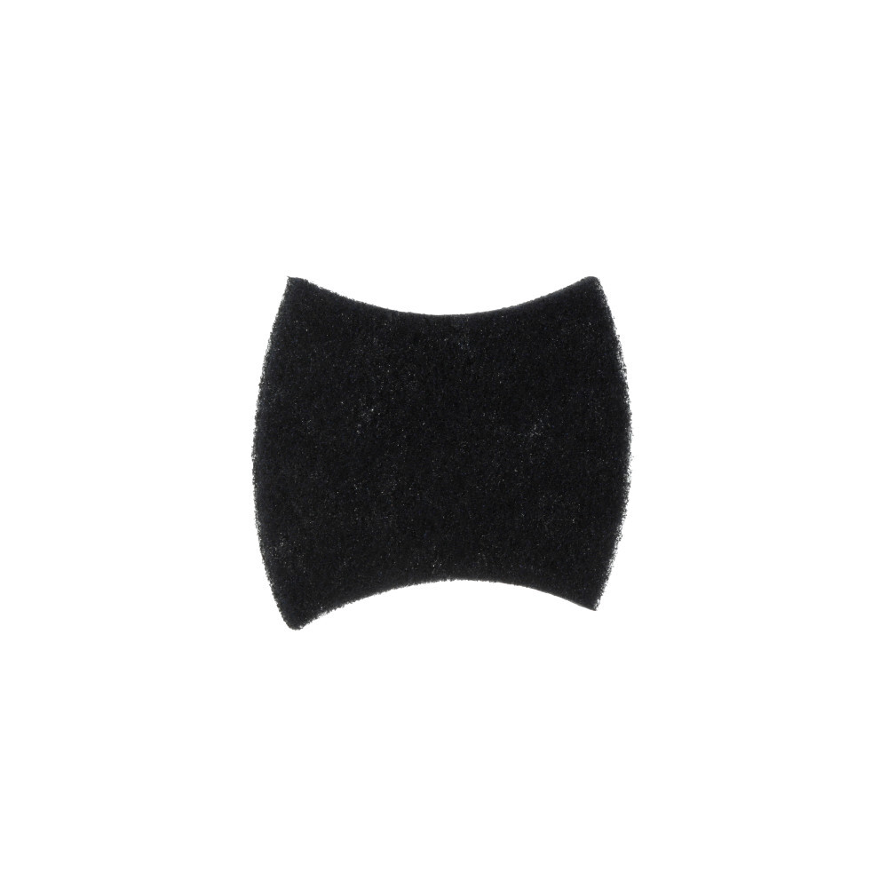 7000029659 Scotch-Brite Bow-Tie Pad, Dark Blue, 5-1/2 in L x 3.9 in W x 0.4 in THK, Fiber/Mineral/Resin