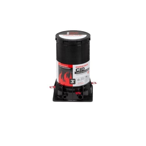 67203 Metacaulk Fire Rated Firestop Cast-In Device, For Use With Combustible Plastic/Metal Pipes, Power and Telephone Cable Floor Penetrations in Multi-Floor Construction, 3 hr Fire Rating