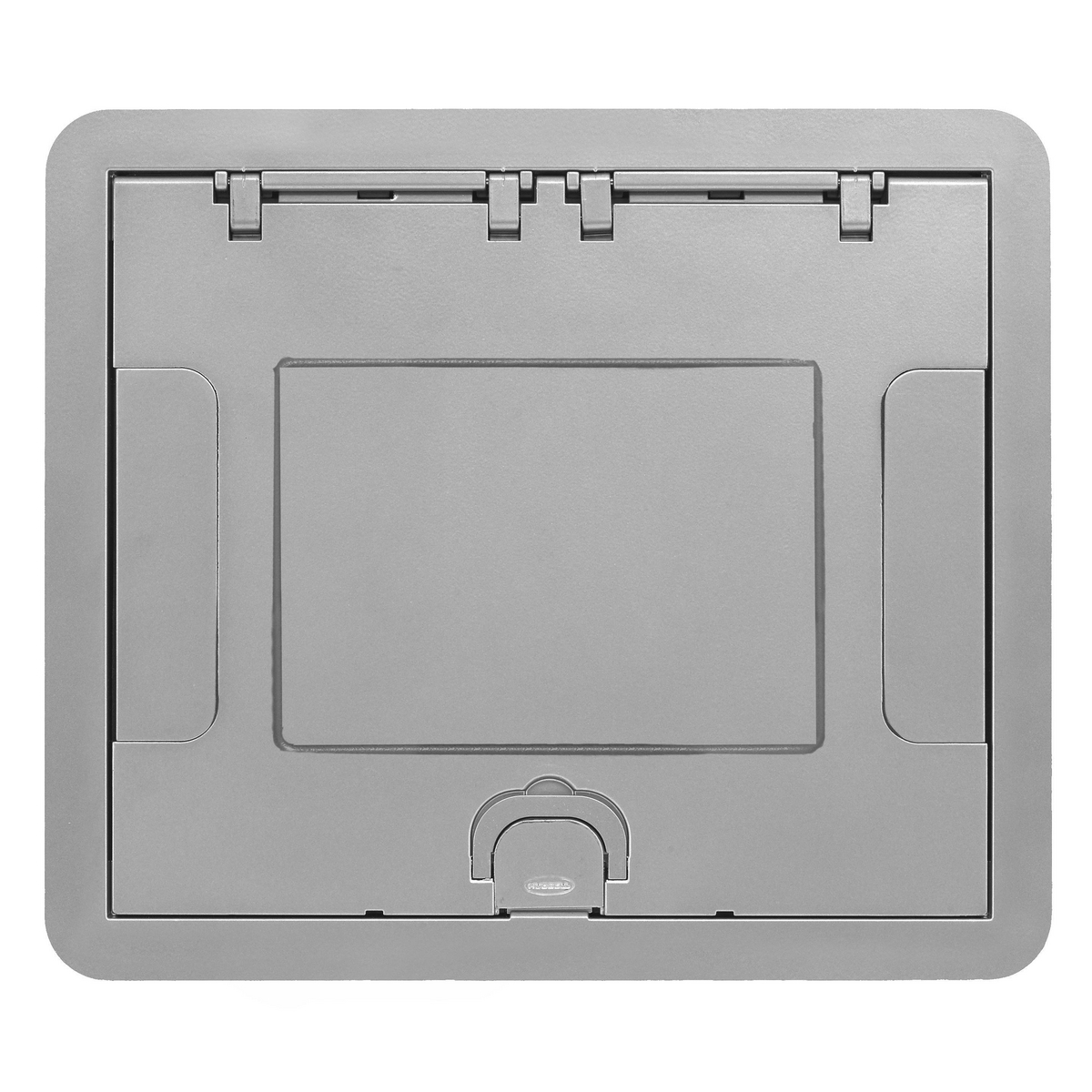 610GCCVRALUC Recessed Surface Style Standard Floor Box Cover With Insert, 11-1/2 in L x 10 in W, Cast Aluminum