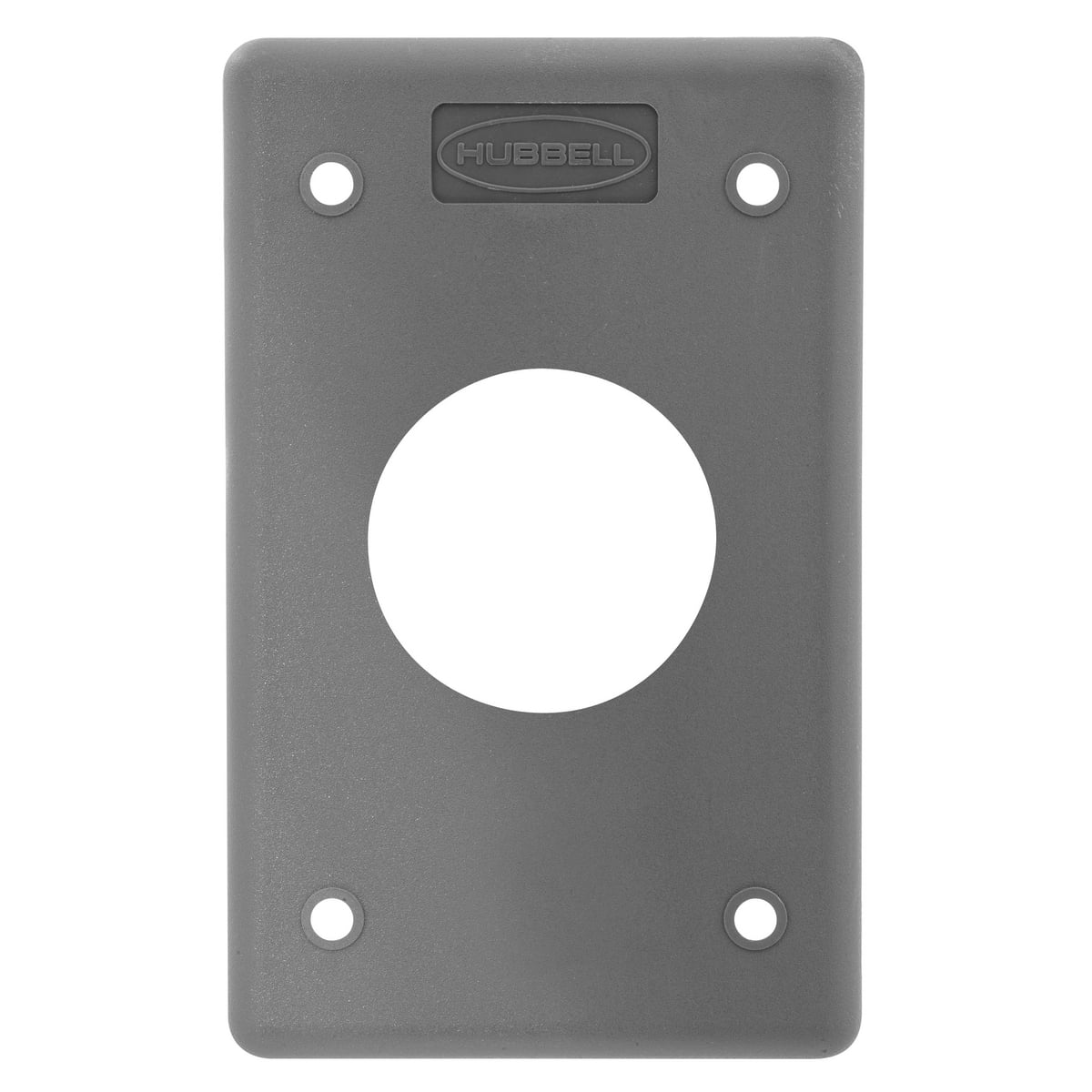 HBLP7FS Non-Metallic Standard Watertight Molded Weatherproof Cover Plate, 4.56 in L x 2.84 in W