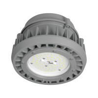 XPR1B045U50GRM Eres Non-Dimmable Area Light, 45 W Fixture, 100 to 240/277 V AC, Polyester Powder Coated Housing