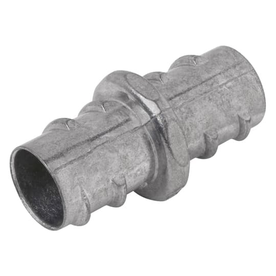 XK-241 Steel City Screw-In Coupling, 1/2 in, For Use With Armored Cables/FMC, Die Cast Zinc