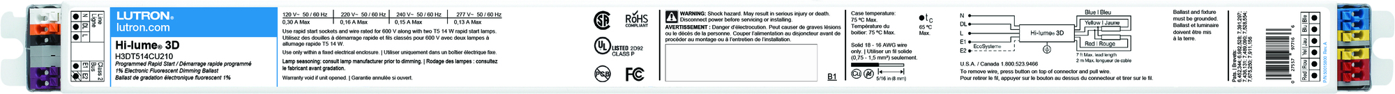H3DT514CU210 Ceiling Mount Occupancy Sensor, 120 V