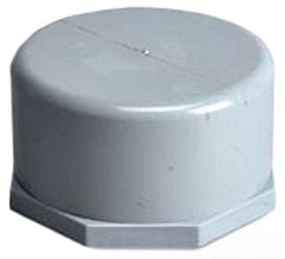 PVC Conduit End Cap Fitting, 1/2 Inch