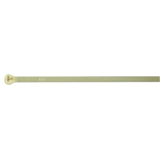 TYH253M Ty-Rap Heat Stabilized Cable Tie, 11.6 in L x 0.184 in W x 0.04 in THK, Nylon/Polyamide 6.6, Green Tint