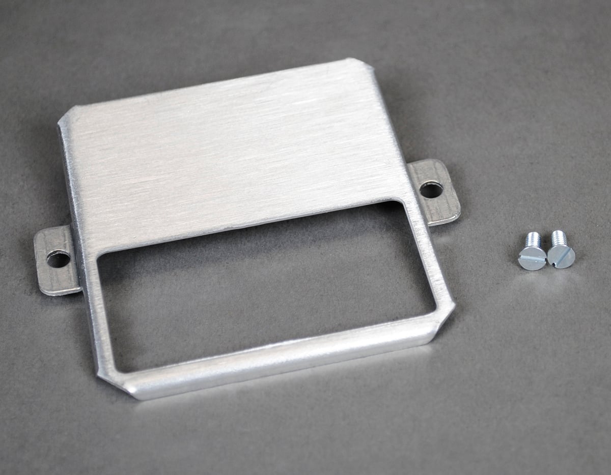  Power Faceplate; Aluminum