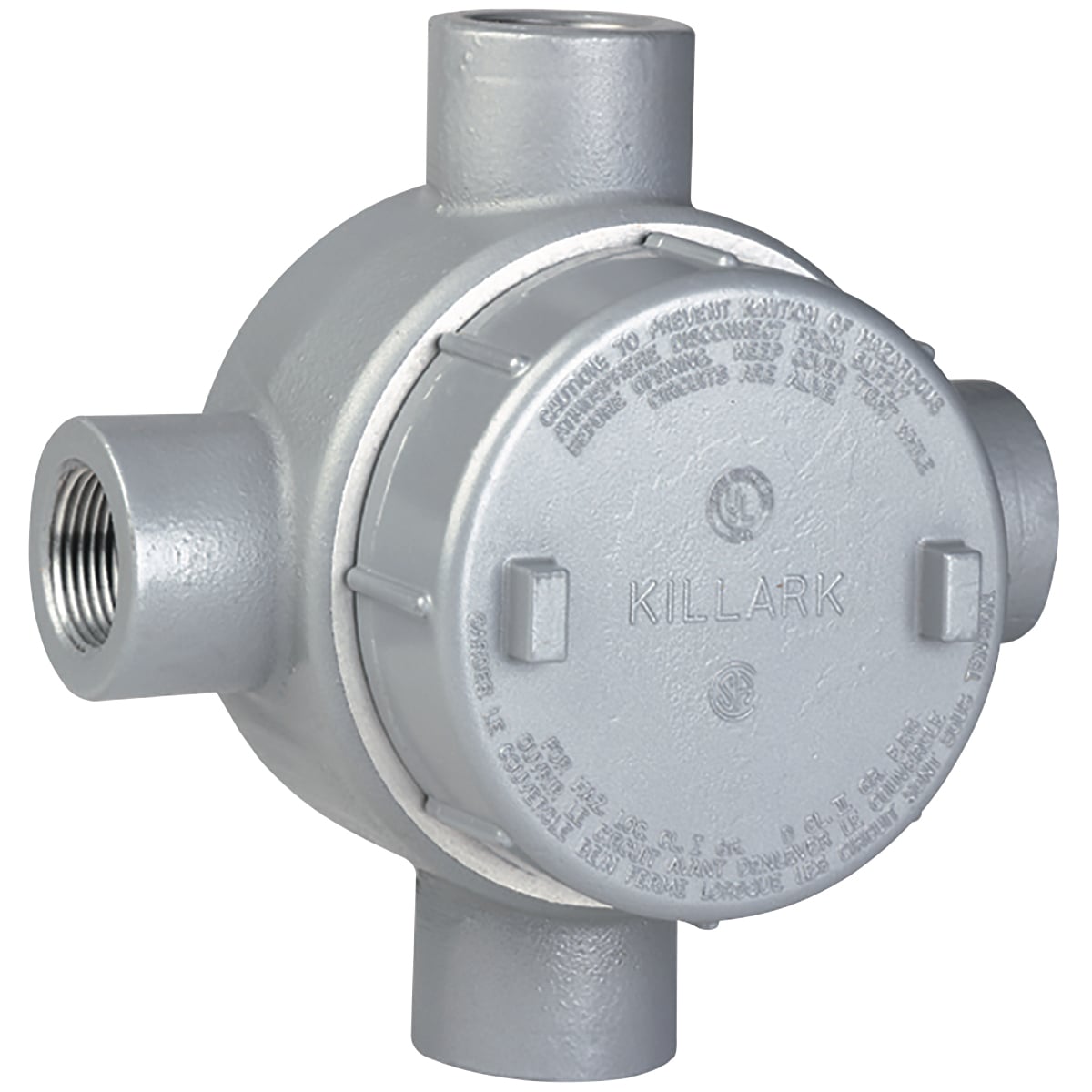 GEMX-2 GEM Type X Conduit Outlet Body, 3/4 in Hub, Form 1 Form, 8 cu-in Capacity, Aluminum