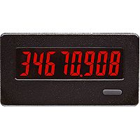 CUB4 8-Digit Counter with Red Backlighting
