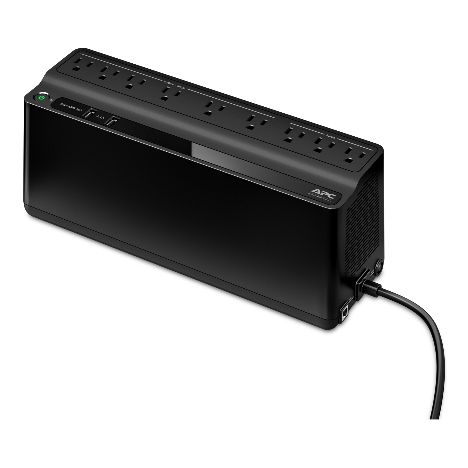 BE850G2 On-Line Back-UPS, 120 V Input, 120 V Output, 450 W Power Rating, (9) Outlets