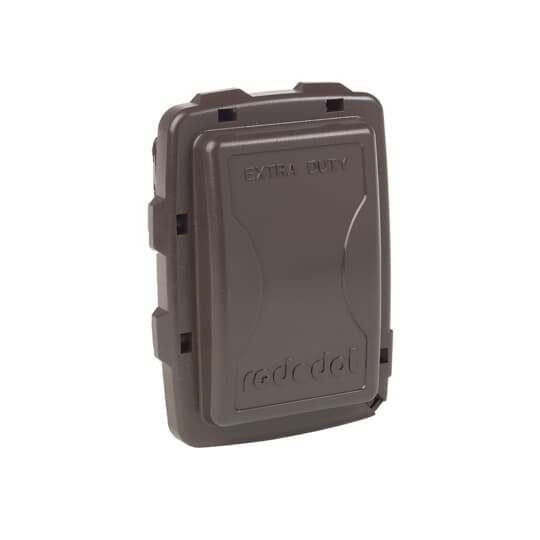 CKPS-BR Red Dot Code Keeper Non-Metallic Shallow Universal Weatherproof While-In-Use Cover, 6-5/32 in L x 4-11/16 in W x 2-5/32 in D