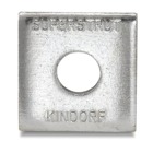 Washer, Located Square, Size 1-9/16 Inches x 1-9/16 Inches, Bolt Size 3/8 Inch, Electro-Galvanized Steel