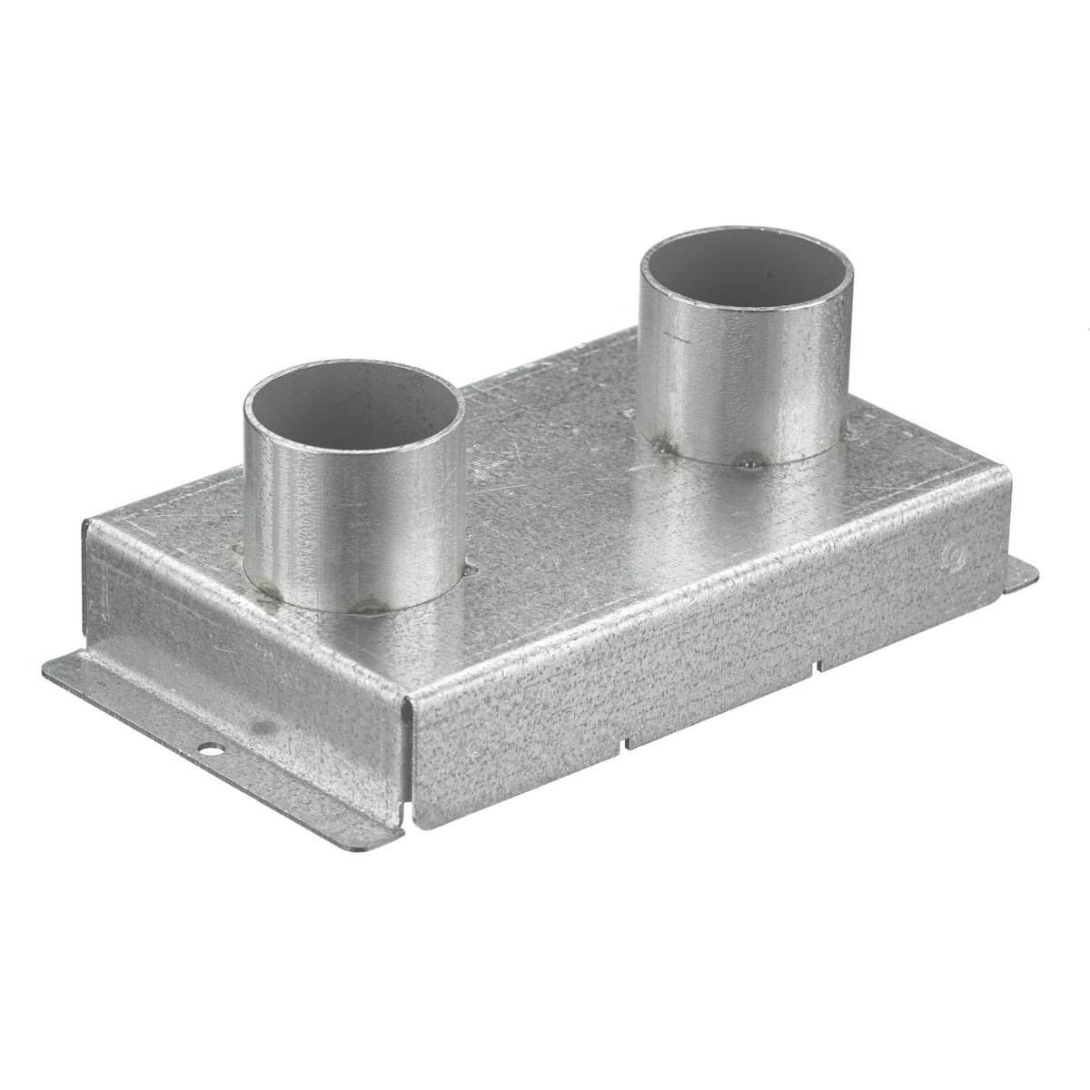 S1R8JNC6 Replacement Standard Sized Fitting Box, 8 in Hole, For Use With In-Floor Delivery Systems and SystemOne Fire Rated Poke Through, 1-1/4 in Knockout, Galvanized Steel