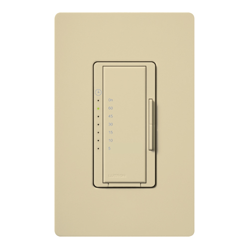 MA-T51-IV Maestro Designer Countdown Timer Control Switch, 5 to 60 min Setting, 120 VAC, 1NO 1 Form A Contact, 1 Poles