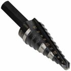 Step Drill Bit Double Fluted #3, 1/4 to 3/4-Inch, Two flutes on this Step Drill Bit cut faster and keep bit cooler
