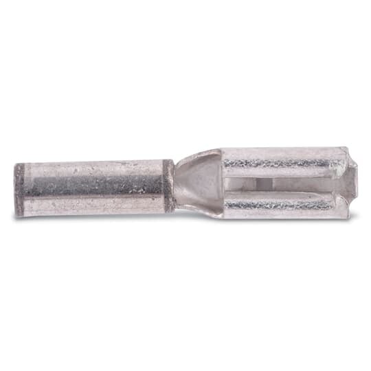 A18-111F Sta-Kon 110 Female Disconnect, 22 to 18 AWG Conductor, 0.11 in W x 0.02 in THK Tab, Brass, Metallic, Non-Insulated