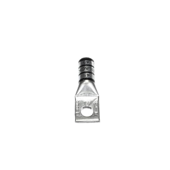 54910BE Color-Keyed 54900 1-Hole Non-Insulated Compression Lug, 2/0 AWG Copper/Stranded Conductor, Die Code: 45, 3/8 in Stud, Copper