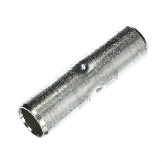 54823 Color-Keyed 2-Way Long Barrel Splice Connector, 750 kcmil Copper Conductor, Die Code: 106, 4-3/4 in L, Copper