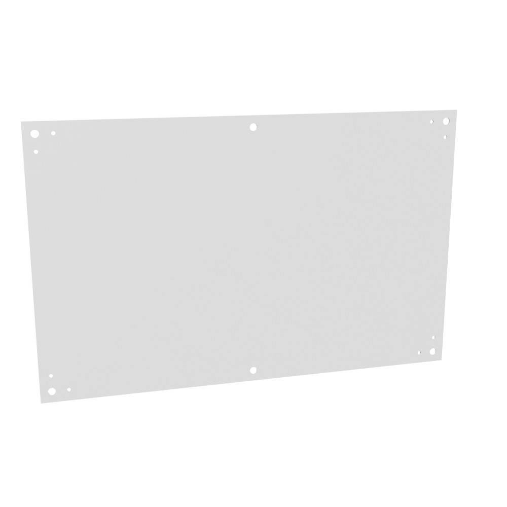 Back Panel Non UL Listed 36x24 Hinge Cover White Steel