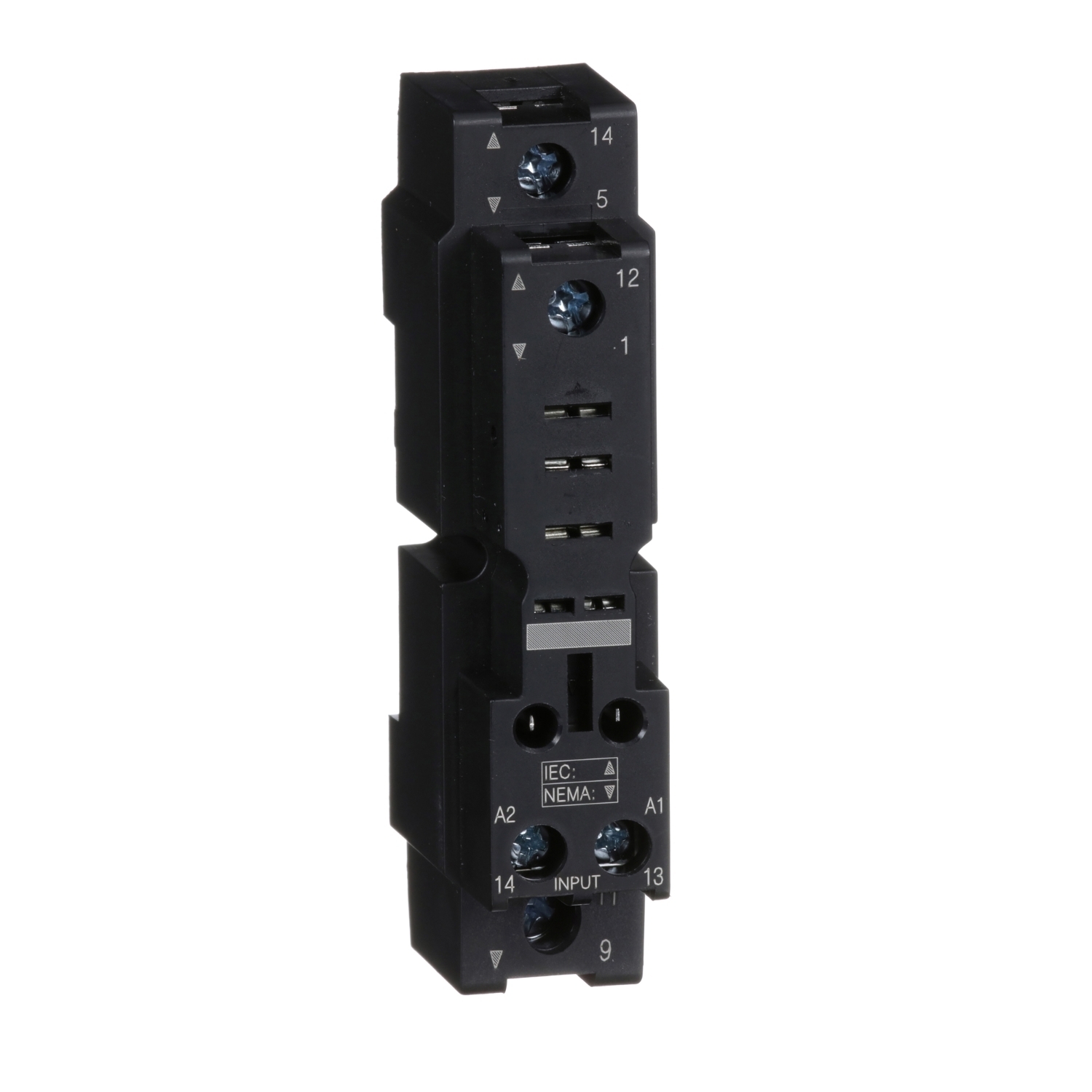 RPZF1 Relay Socket, 250 V AC, 15 A, For Use With RSB (1CO) Plug-In Relay, 5 Pin